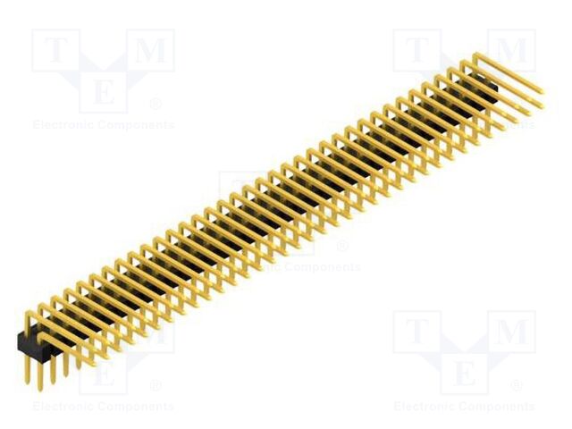 Connector: pin strips; pin header; male; PIN: 72; 2.54mm; THT; 2x36