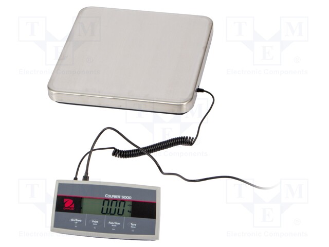 Scales; to parcels,electronic; Scale max.load: 6kg; -10÷40°C