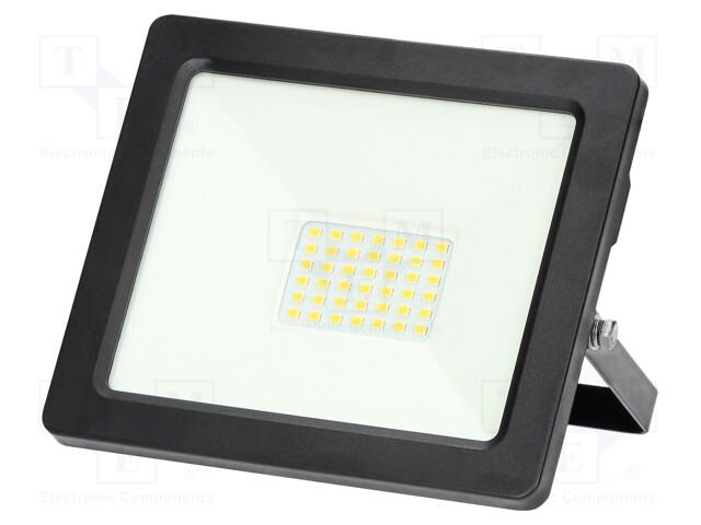 Lamp: LED flood light; 30W; 4000K; CRImin: 80; 120x148x35mm; IP65