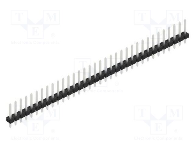 Connector: pin strips; pin header; male; PIN: 34; 2.54mm; THT; 1x34