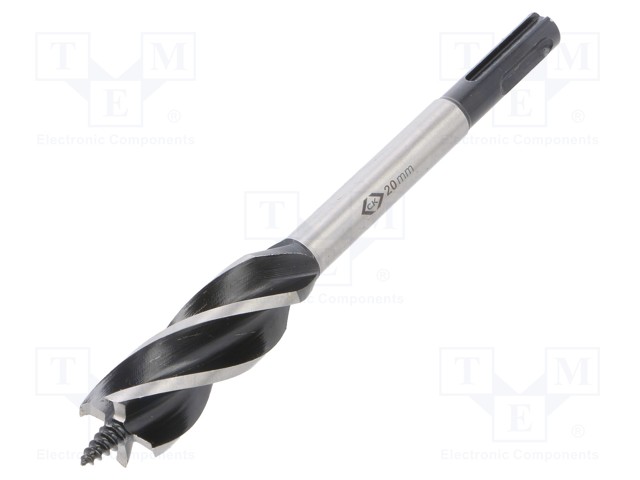 Drill bit; wood; Ø: 20mm; Overall len: 160mm; Mounting: SDS-Plus®