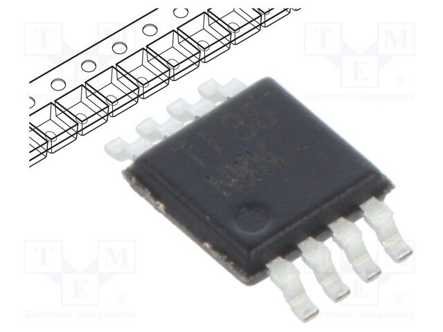 IC: interface; transceiver; half duplex,RS485; 200kbps; VSSOP8