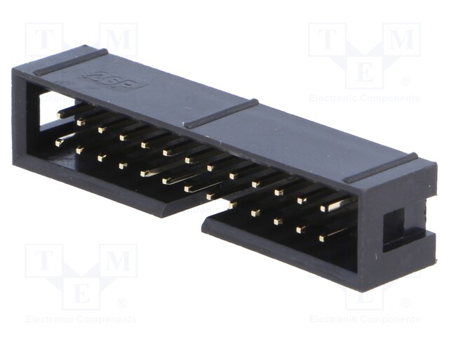 Socket; IDC; male; PIN: 26; straight; THT; gold-plated; 2.54mm