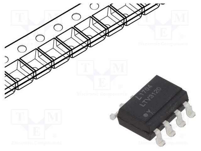 Optocoupler; SMD; Channels: 1; Out: IGBT driver; 5kV; Gull wing 8