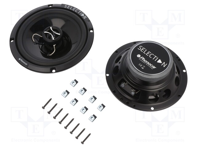 Car loudspeakers; two-way; 165mm; 90W; 70÷19000Hz; 2 loudspeakers