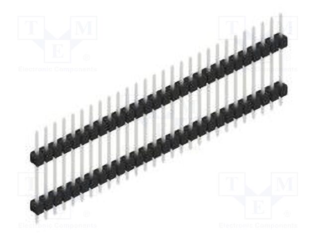 Connector: pin strips; pin header; male; PIN: 28; 2.54mm; THT; 1x28