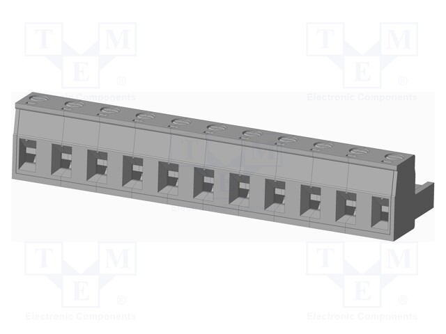 Connector: pluggable terminal block; plug; female; straight; grey