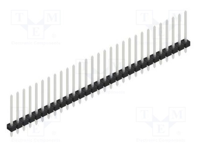 Connector: pin strips; pin header; male; PIN: 29; 2.54mm; THT; 1x29