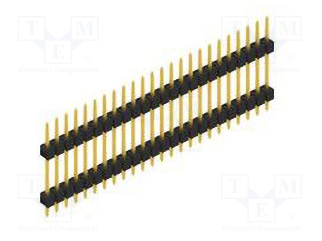 Connector: pin strips; pin header; male; PIN: 24; 2.54mm; THT; 1x24