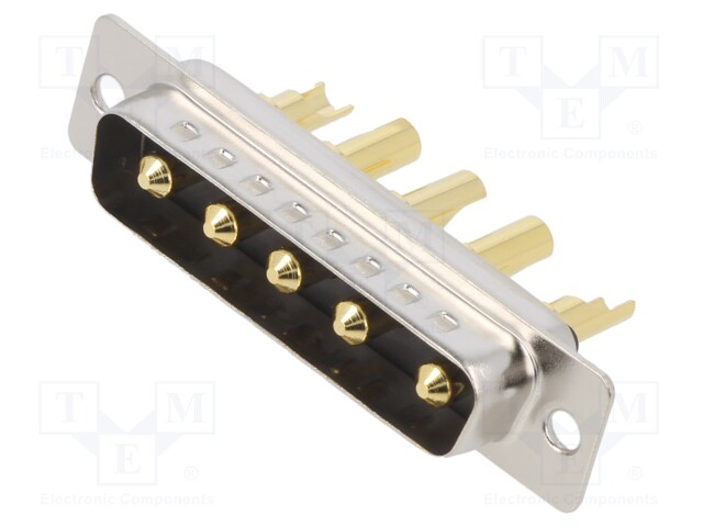 Special D-Sub; PIN: 5; plug; male; for cable; soldering; MHCD; 240V