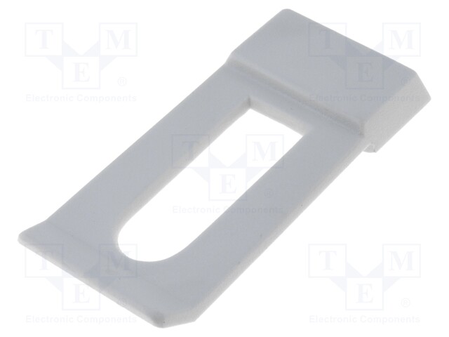 Suspension for enclosure; ABS; 60.5x28.5x5.5mm; Colour: grey