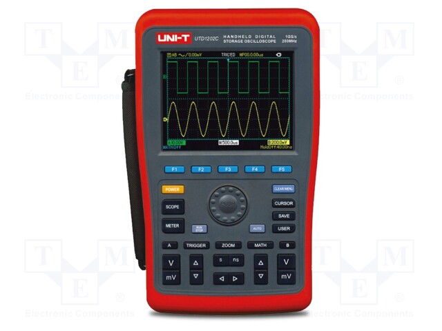 Handheld oscilloscope; 60MHz; LCD TFT 5,7"; Ch: 2; 250Msps; ≤5.8ns