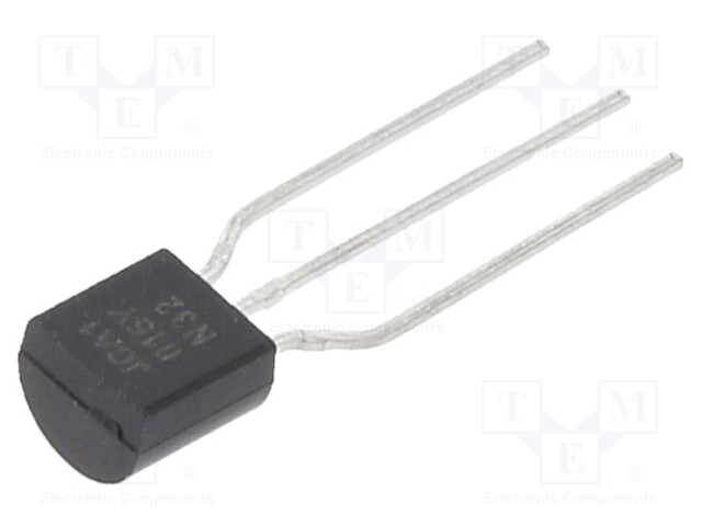 Transistor: PNP; bipolar; 50V; 150mA; 400mW; TO92