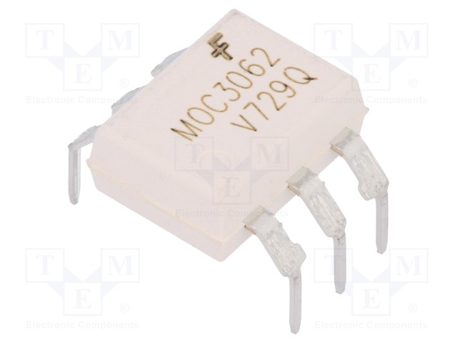 Optotriac; 4.17kV; triac; DIP6; Channels: 1; 0.6kV/μs