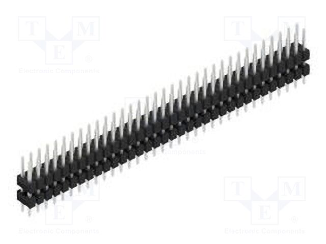 Connector: pin strips; pin header; male; PIN: 68; 2.54mm; THT; 2x34