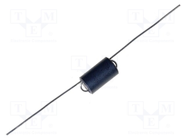 Inductor: ferrite; Number of coil turns: 1.5; Imp.@ 25MHz: 337Ω