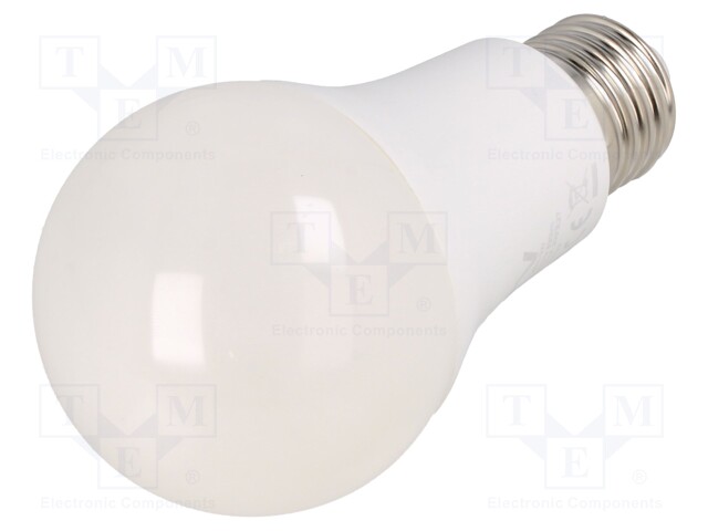 LED lamp; warm white; E27; 230VAC; 830lm; 9W; 200°; 3000K