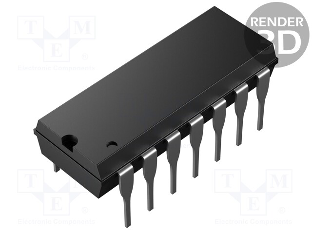 Integrated circuit: f/U converter; 9÷18VDC; DIP14