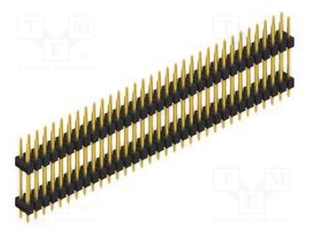 Connector: pin strips; pin header; male; PIN: 66; 2.54mm; THT; 2x33