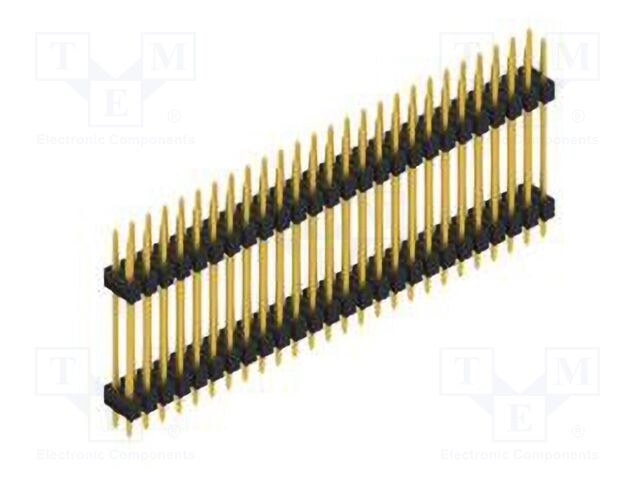 Connector: pin strips; pin header; male; PIN: 52; 2.54mm; THT; 2x26