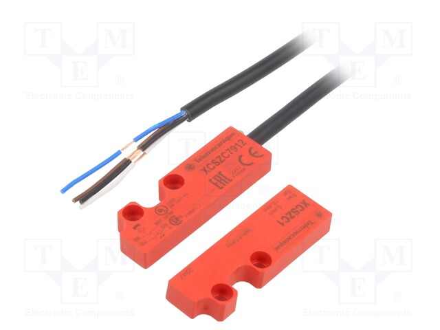 Safety Interlock Switch, XCSDM Series, DPDT-NC, Wire Leaded