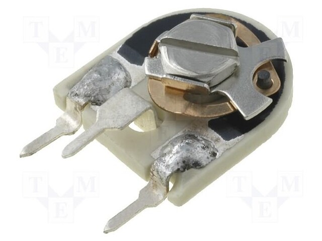 Potentiometer: mounting; single turn,vertical; 10kΩ; 1W; ±20%