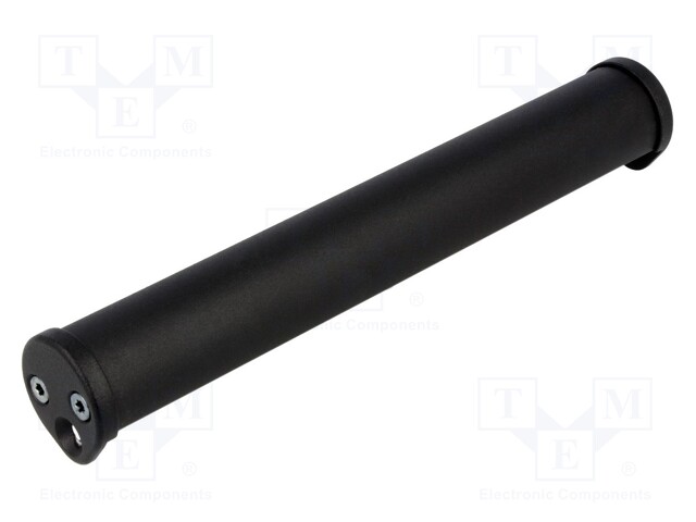 Handle; Mat: aluminium; black; H: 34.5mm; L: 406mm; Ø: 30mm