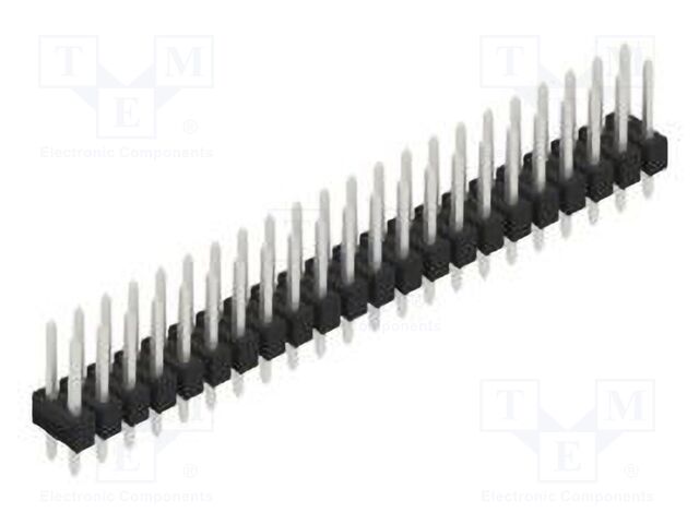 Connector: pin strips; pin header; male; PIN: 44; 2.54mm; THT; 2x22