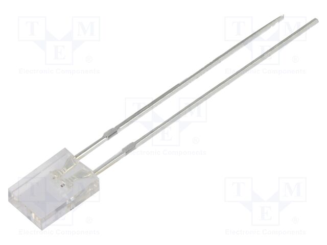 LED; rectangular; 2x5x7mm; bipolar; red,green; 500÷750mcd; 120°