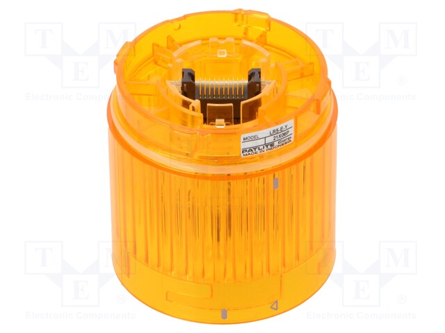Signaller: lighting; LED; amber; 24VDC; IP65; Ø50x50mm; LR5