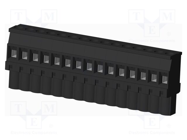 Connector: pluggable terminal block; plug; female; angled 90°