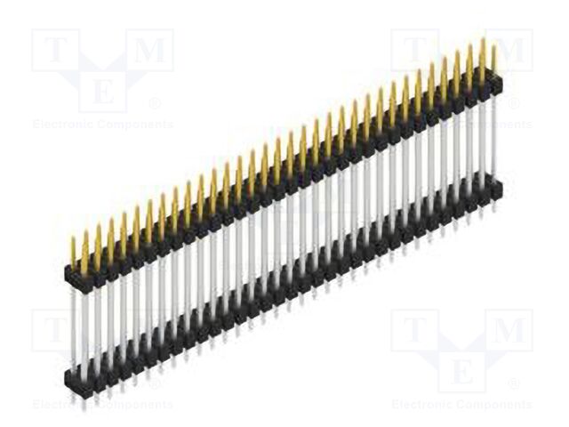 Connector: pin strips; pin header; male; PIN: 66; 2.54mm; THT; 2x33