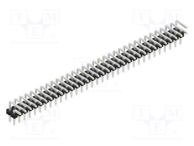 Connector: pin strips; pin header; male; PIN: 66; 2.54mm; THT; 2x33