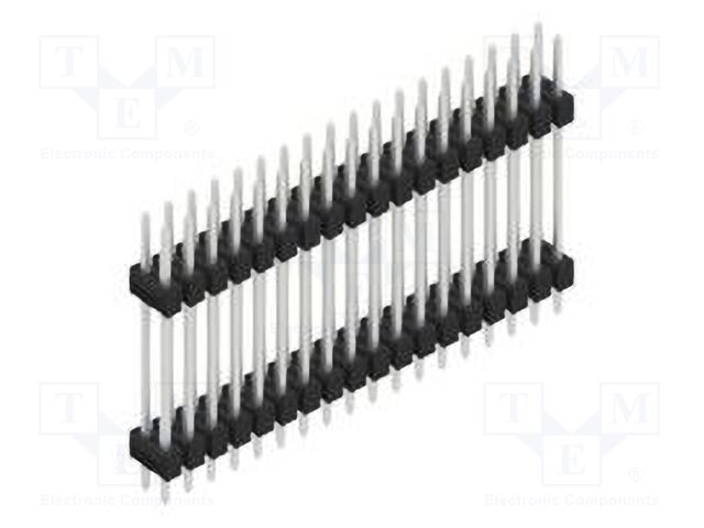 Connector: pin strips; pin header; male; PIN: 36; 2.54mm; THT; 2x18