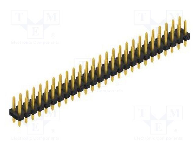 Connector: pin strips; pin header; male; PIN: 52; 2.54mm; THT; 2x26