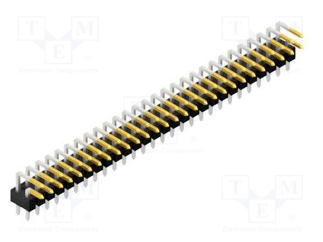 Connector: pin strips; pin header; male; PIN: 56; 2.54mm; THT; 2x28