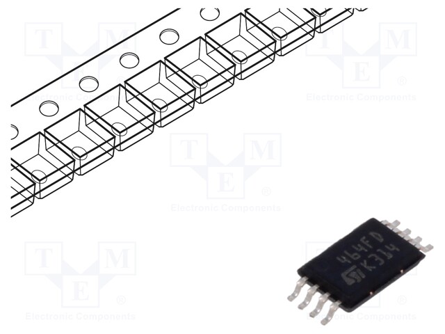 IC: EEPROM memory; I2C; 8kx8bit; 1.7÷5.5V; 1MHz; TSSOP8; serial