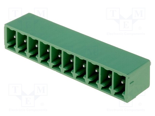Pluggable terminal block; 3.81mm; ways: 10; straight; socket; male