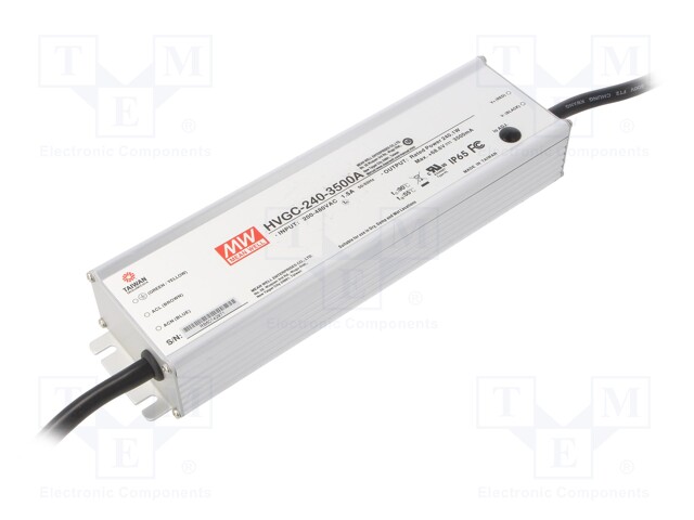 Power supply: switched-mode; LED; 240.1W; 34.3÷68.6VDC; IP65
