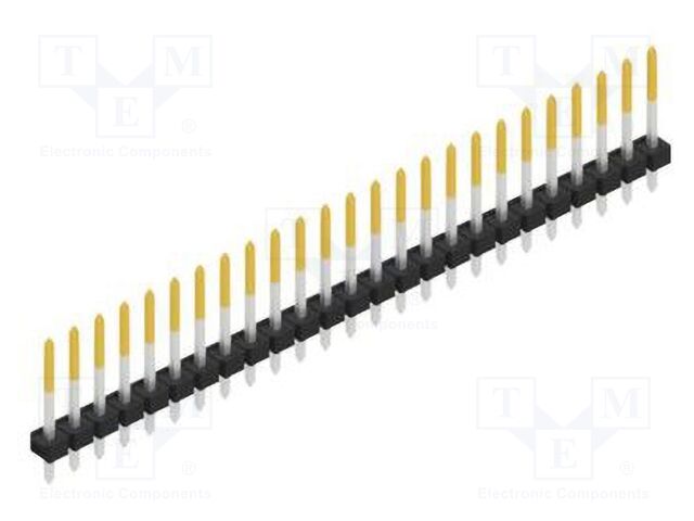 Connector: pin strips; pin header; male; PIN: 25; 2.54mm; THT; 1x25