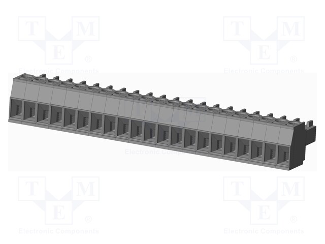 Connector: pluggable terminal block; plug; female; straight; grey