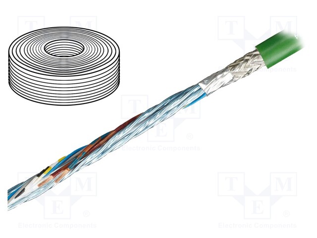 Wire: test lead cable; chainflex® CF884; 4x2x0,25mm2 + 2x0,5mm2