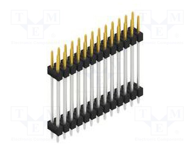 Connector: pin strips; pin header; male; PIN: 26; 2.54mm; THT; 2x13