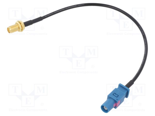 Cable; 200mm; Fakra male,SMA female; straight