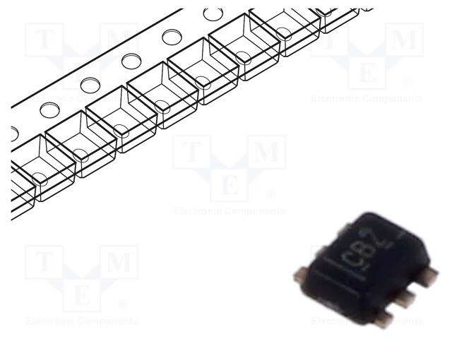 IC: temperature sensor; -40÷125°C; SOT563; SMD; Accur: 3%; 1.4÷3.6V