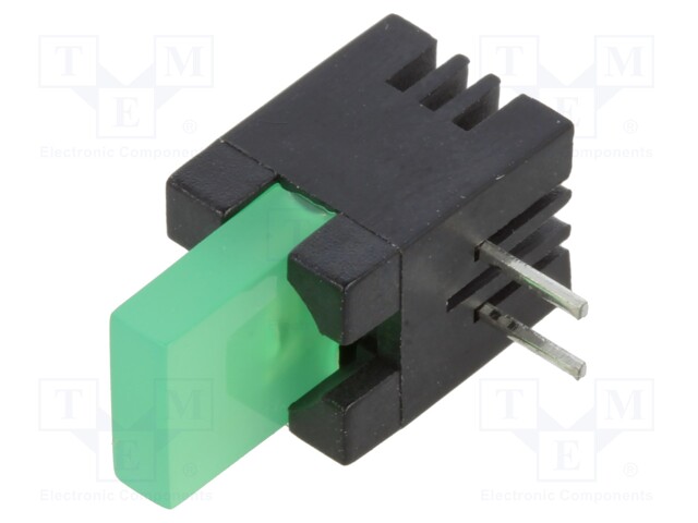 LED; white,green; No.of diodes: 1; 20mA; Lens: diffused; 125°; 7mcd