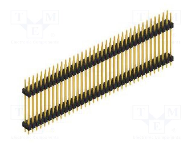 Connector: pin strips; pin header; male; PIN: 72; 2.54mm; THT; 2x36