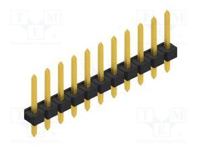 Connector: pin strips; pin header; male; PIN: 11; 2.54mm; THT; 1x11