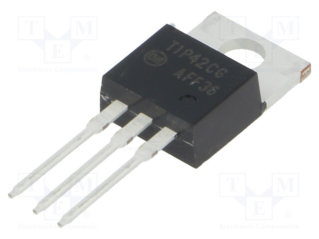Transistor: PNP; bipolar; 100V; 6A; 65W; TO220AB