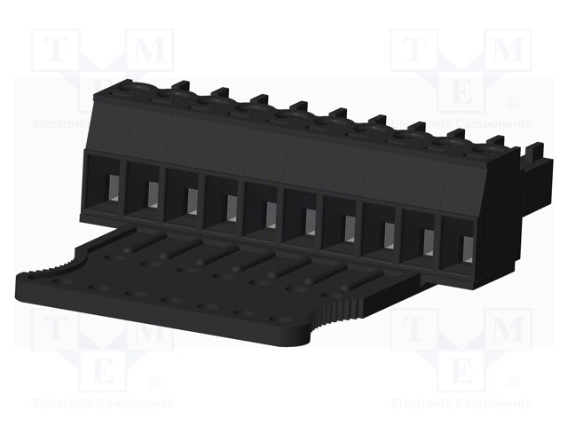 Connector: pluggable terminal block; plug; female; straight; 300V